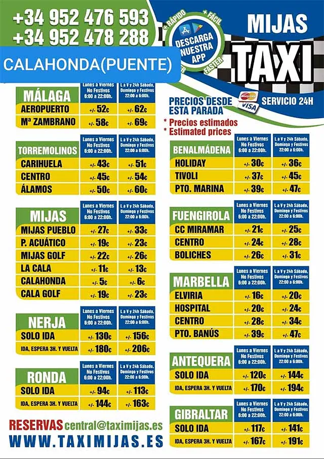 Radio Taxi Mijas paradas 8