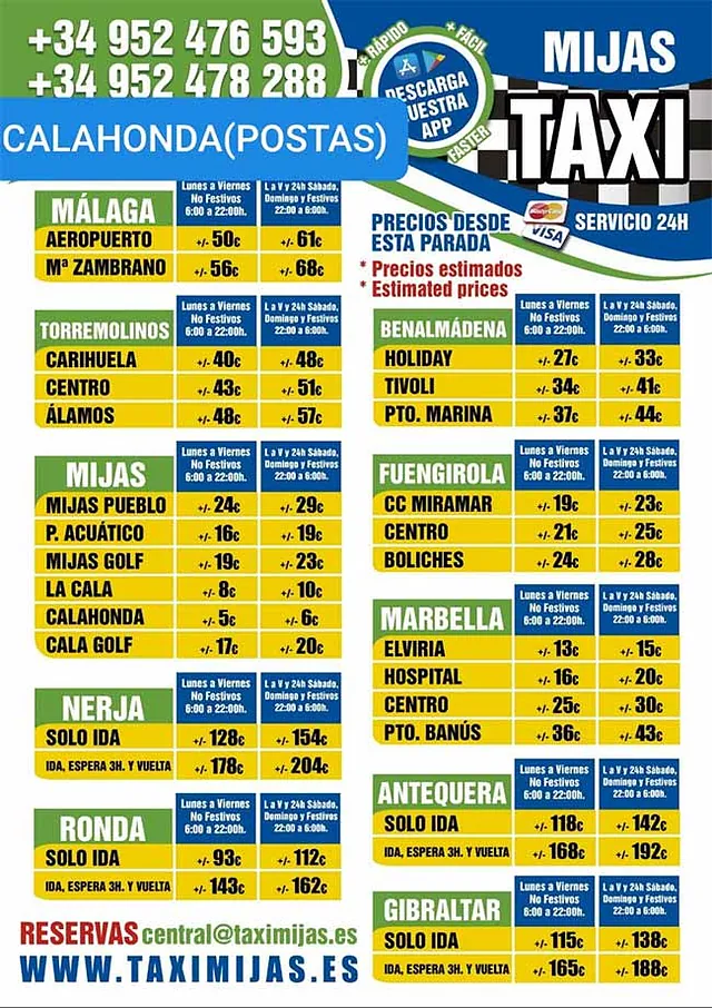 Radio Taxi Mijas paradas 7