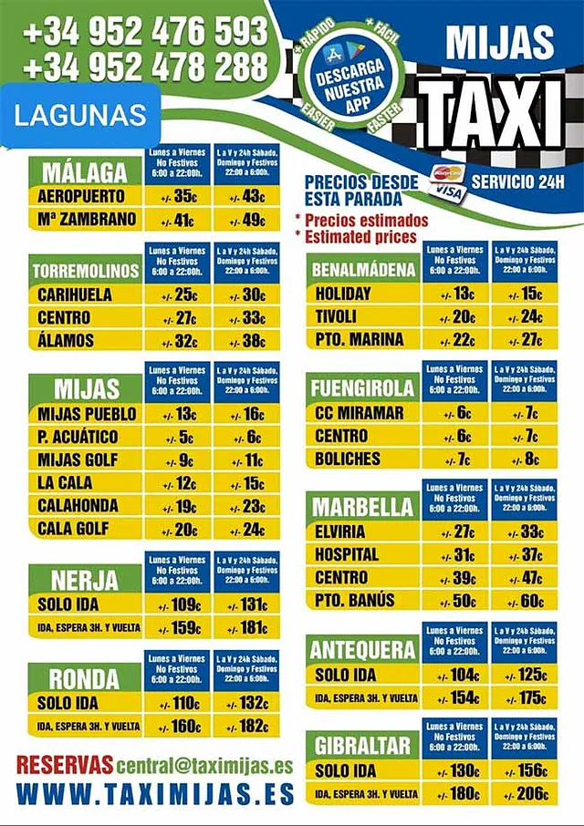 Radio Taxi Mijas paradas 5
