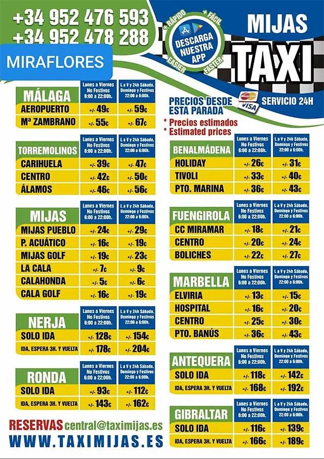 Radio Taxi Mijas paradas 6